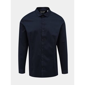 Tmavě modrá slim fit košile Jack & Jones Parma