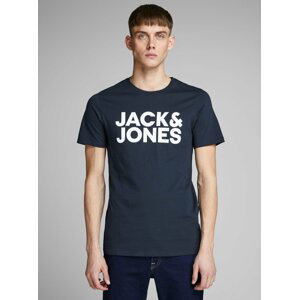 Tmavě modré tričko Jack & Jones Corp
