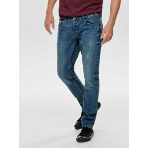 Modré slim fit džíny Jack & Jones Loom