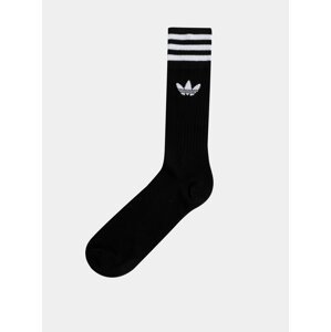 Sada tří párů pánských černých ponožek adidas Originals Crew