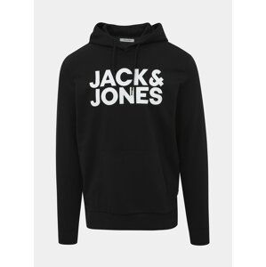 Černá mikina s kapucí Jack & Jones