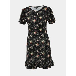 Černé květované šaty Miss Selfridge