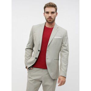 Béžové oblekové slim fit sako Selected Homme Maze Saint