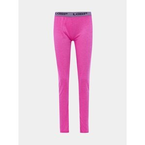 Růžové dámské termo kalhoty LOAP Petula