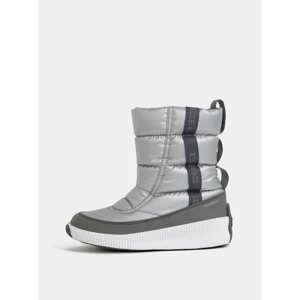 Dámské zimní nepromokavé boty ve stříbrné barvě SOREL OUT N ABOUT