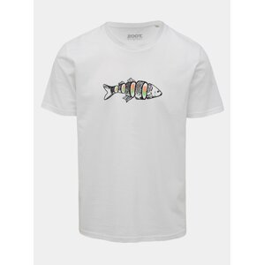 Bílé pánské tričko s potiskem ZOOT Original Kapr sushi