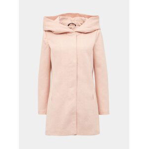 Světle růžový kabát VERO MODA