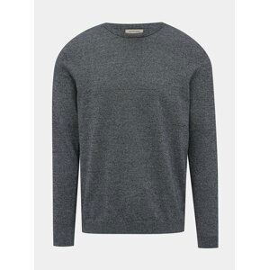 Tmavě modrý žíhaný basic svetr Jack & Jones Basic