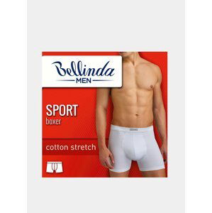 Šedé pánské žíhané sportovní boxerky Bellinda SPORT BOXER