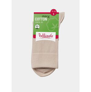 Béžové dámské ponožky Bellinda COTTON MAXX LADIES SOCKS