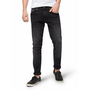 Tmavě šedé pánské skinny fit džíny Tom Tailor Denim