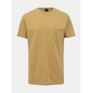Žluté pánské basic tričko ZOOT Brandon