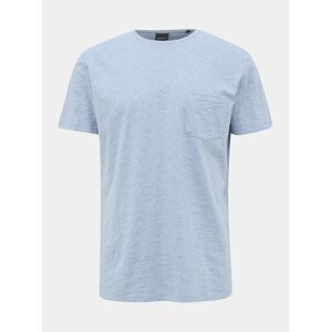 Světle modré pánské basic tričko ZOOT Brandon