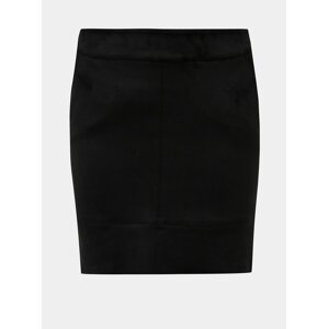 Černá pouzdrová mini sukně v semišové úpravě ONLY Julie