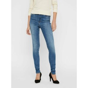 Modré skinny fit džíny VERO MODA Sophia