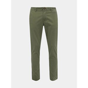 Zelené chino kalhoty Jack & Jones Marco