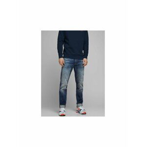 Modré tapered fit džíny Jack & Jones Fred