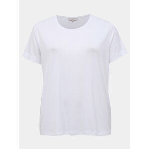 Bílé basic tričko ONLY CARMAKOMA-Carmakoma