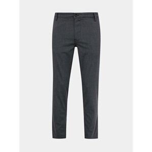 Šedé slim fit kalhoty Selected Homme -Trousers