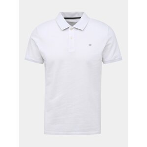 Bílé pánské basic polo tričko Tom Tailor