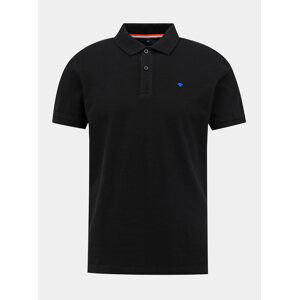 Černé pánské basic polo tričko Tom Tailor