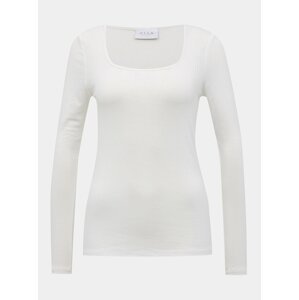 Bílé basic tričko VILA Suloma