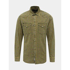 Žlutá kostkovaná slim fit košile Jack & Jones Weston