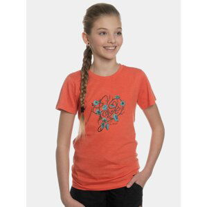 Oranžové holčičí tričko s potiskem SAM 73