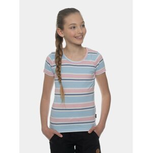 Světle modré holčičí pruhované tričko SAM 73