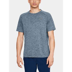 Modré sportovní tričko Under Armour UA Tech 2.0 SS Tee