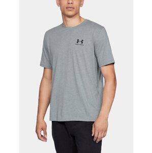 Šedé sportovní tričko Under Armour UA M SPORTSTYLE LC SS