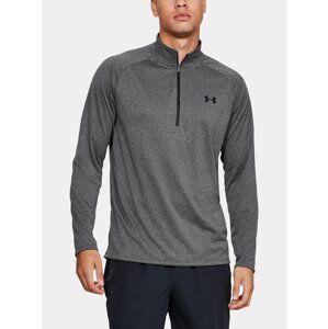 Šedé sportovní tričko Under Armour UA Tech 2.0 1/2 Zip