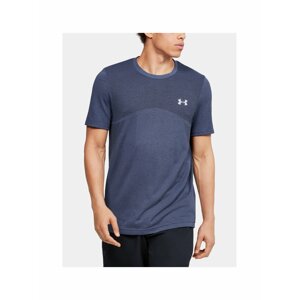 Modré pánské tričko Seamless Under Armour