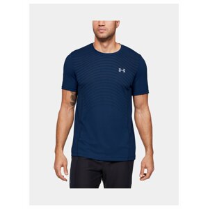 Modré pánské tričko Seamless Wave Under Armour