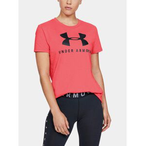 Červené dámské tričko Under Armour