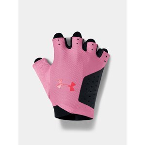 Růžové dámské tréninkové rukavice Under Armour