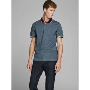 Modré polo tričko Jack & Jones Paulos