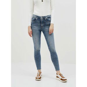 Modré skinny fit džíny VERO MODA Sophia