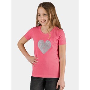 Růžové holčičí tričko s potiskem SAM 73 Yuno