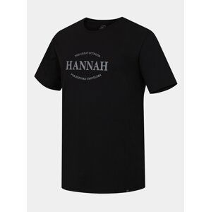 Černé pánské tričko s potiskem Hannah Waldorf