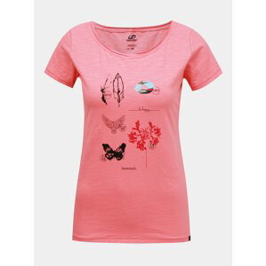 Růžové dámské tričko Hannah Karmela