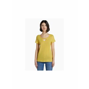 Žluté dámské tričko Tom Tailor Denim