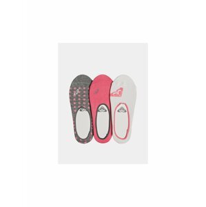 Sada tří párů ponožek v šedé a růžové barvě Roxy