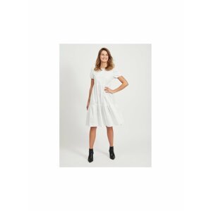 Bílé volné šaty VILA Ladia