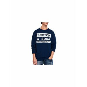 Tmavě modrá pánská mikina Scotch & Soda Amsterdams Blauw