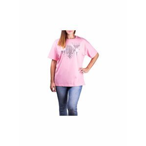 Converse růžové tričko Pink/Silver