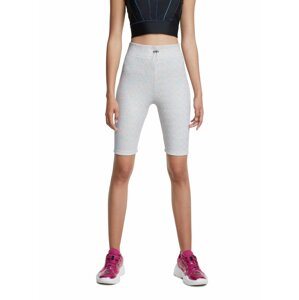 Desigual bílé sportovní kraťasy Cycling Legging Studio White