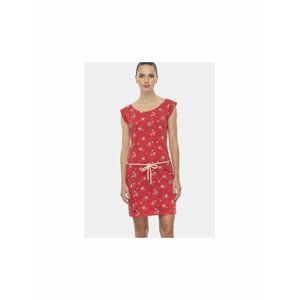 Červené květované šaty Ragwear Tamy