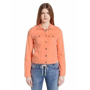 Oranžová dámská džínová bunda Tom Tailor Denim