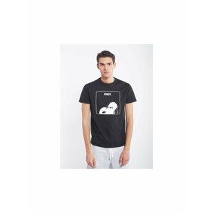 Černé pánské tričko Alcott Snoopy